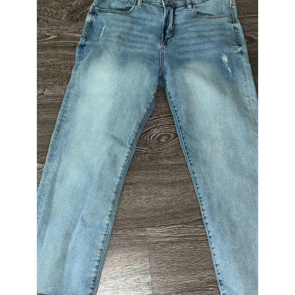 Kensie Vintage Luxe The Slim Frayed Edge Light Denim 12/31 ( 373)